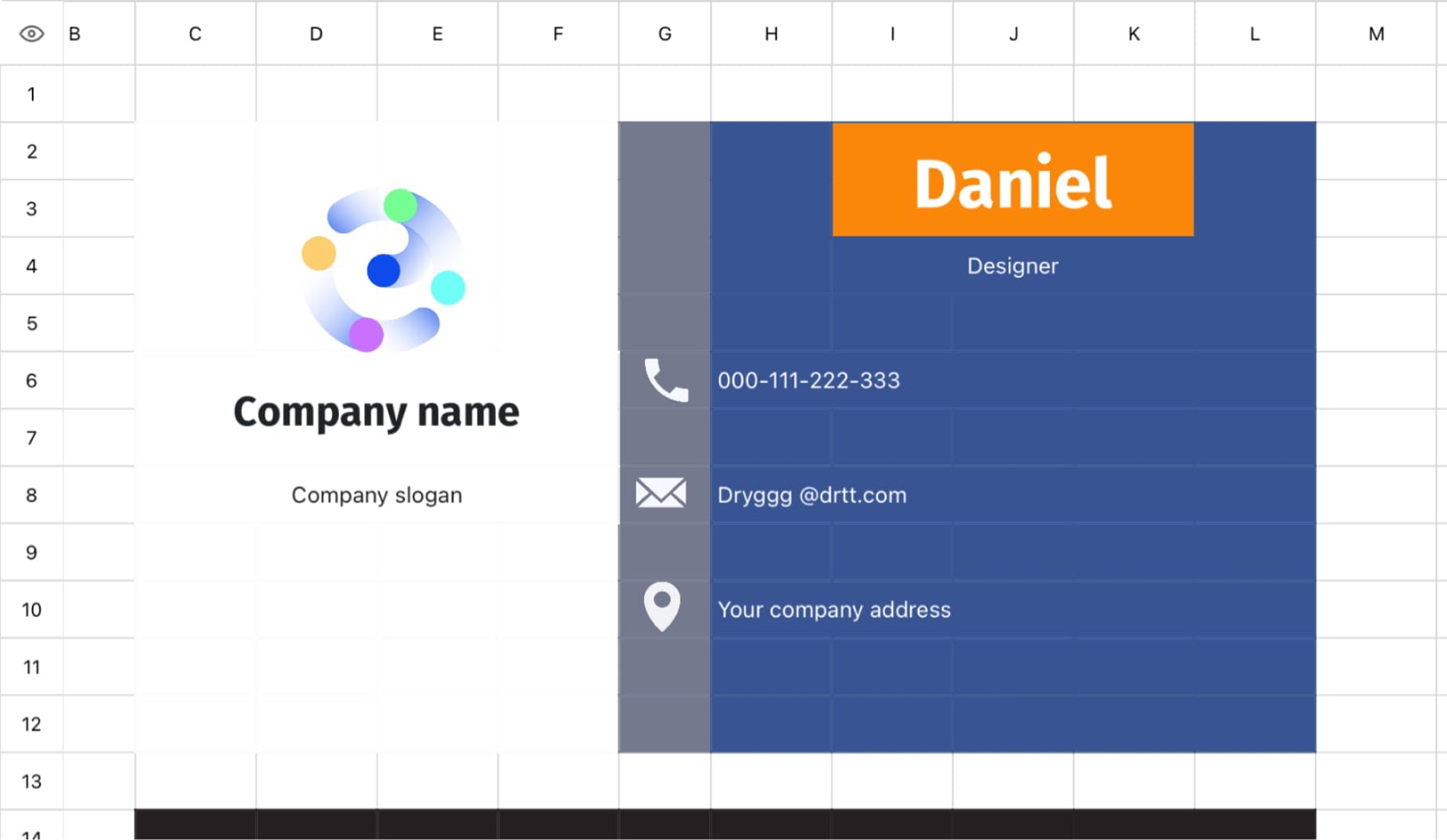 Business card 1